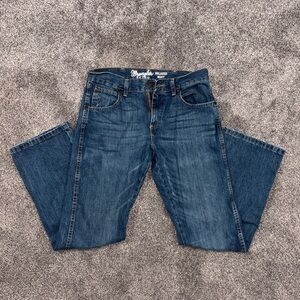 Wrangler Retro Dark Blue Denim Jeans